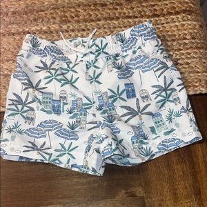 New Janie and Jack Tropical Print Swim Shorts boys size 2T